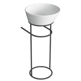 Консоль под раковину Simas Wave WASA01 nero matt черная